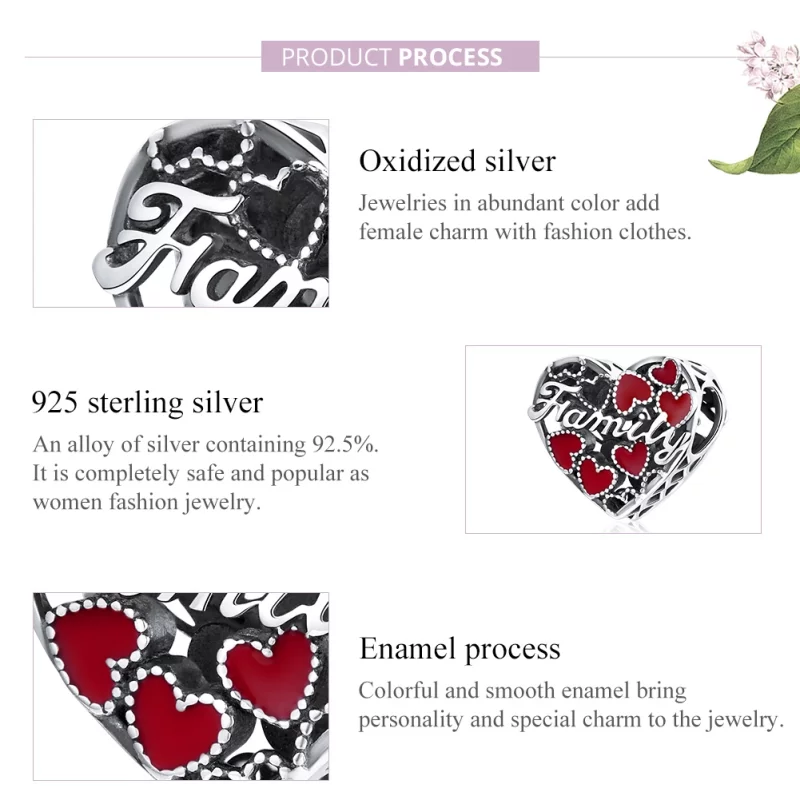 (image pour) Charm Style PANDORA Famille chaleureuse - SCC1750 - Afficher 8