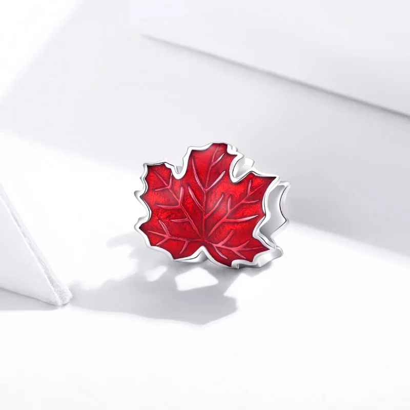(image pour) Charm Style PANDORA feuille d'érable - BSC335 - Afficher 2