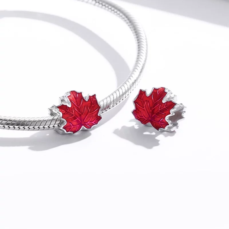 (image pour) Charm Style PANDORA feuille d'érable - BSC335 - Afficher 4