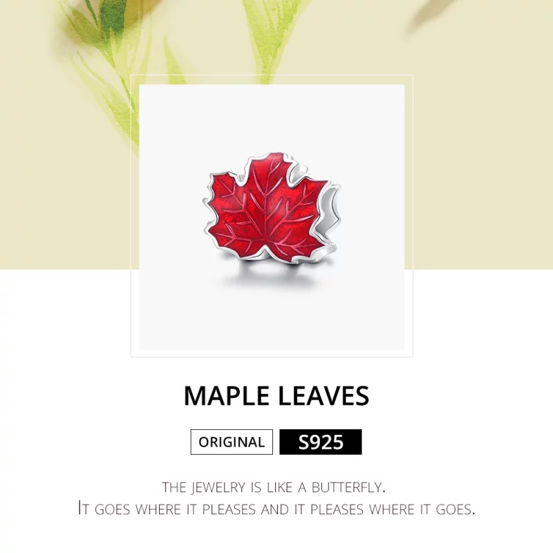 (image pour) Charm Style PANDORA feuille d'érable - BSC335 - Afficher 6