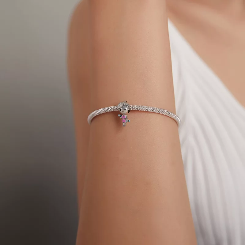 (image pour) Charm style Pandora Fitness Girl - BSC488 - Afficher 5