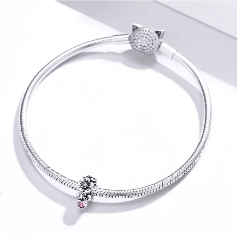 (image pour) Charm Style PANDORA Fleur d'amour - SCC1485 - Afficher 3