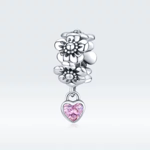 (image pour) Charm Style PANDORA Fleur d'amour - SCC1485