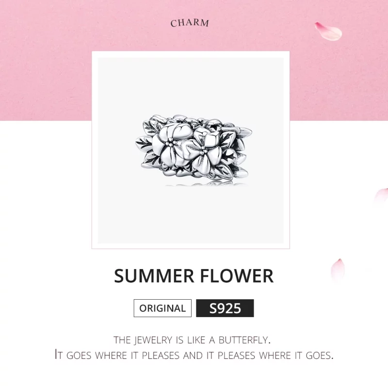 (image pour) Charm Style PANDORA Fleur d'été - SCC1488 - Afficher 5