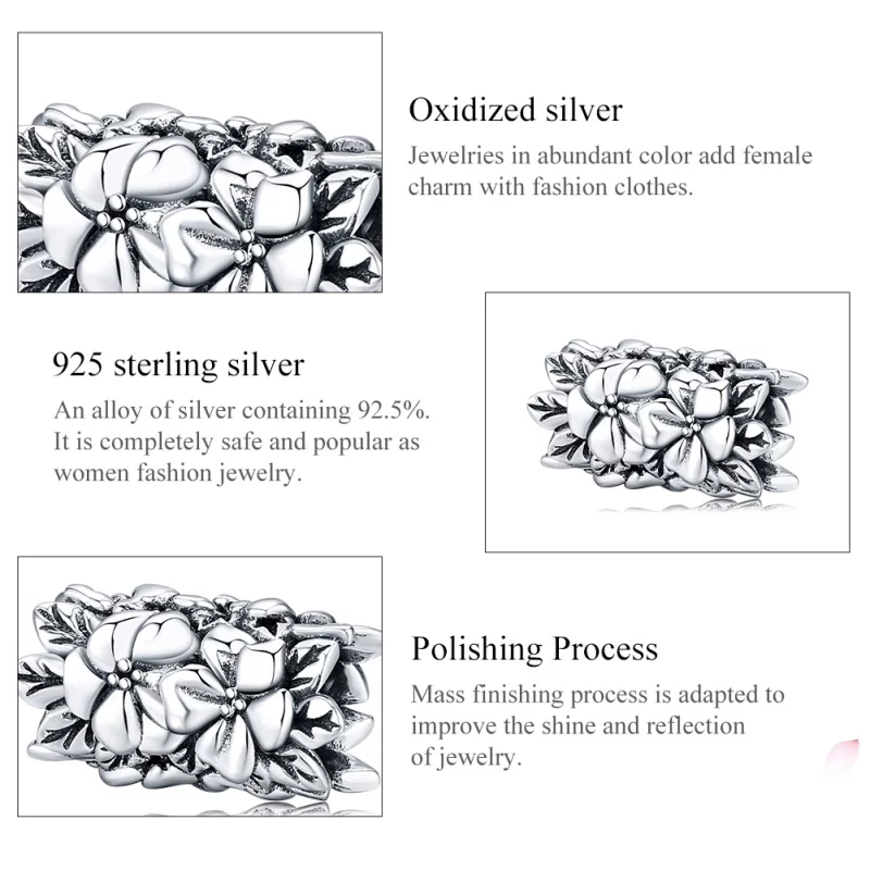 (image pour) Charm Style PANDORA Fleur d'été - SCC1488 - Afficher 6
