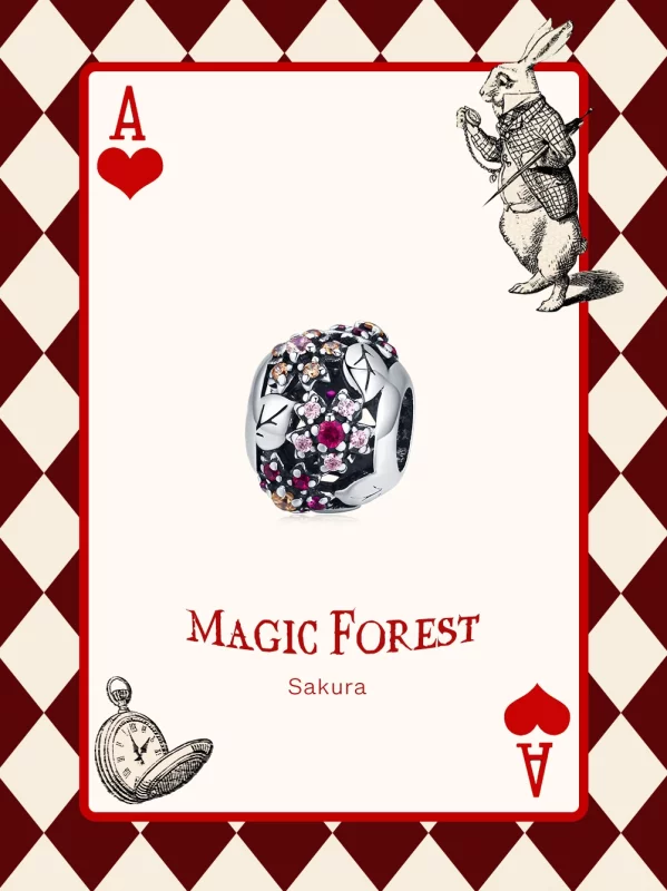 (image pour) Charm Style PANDORA Fleur de cerisier élégante - SCC1446 - Afficher 6