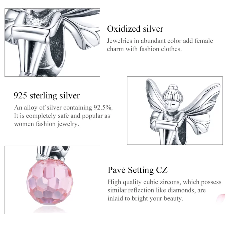 (image pour) Charm Style PANDORA Fleur Elfe - SCC1483 - Afficher 6