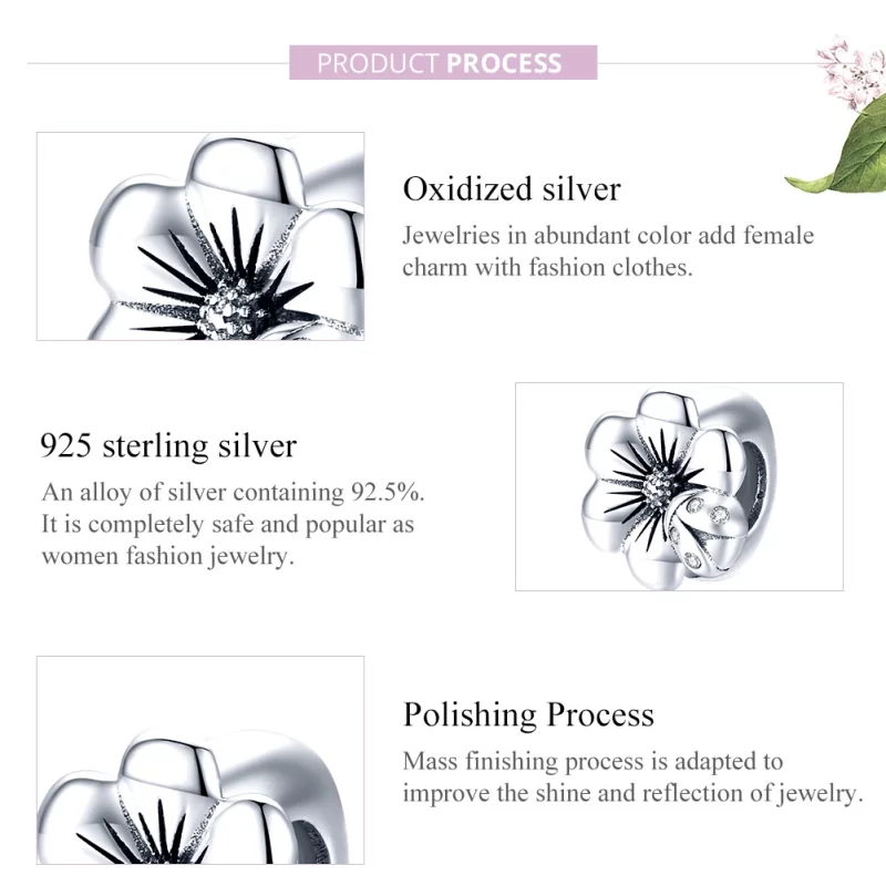 (image pour) Charm Style PANDORA Fleur épanouie - SCC1722 - Afficher 7