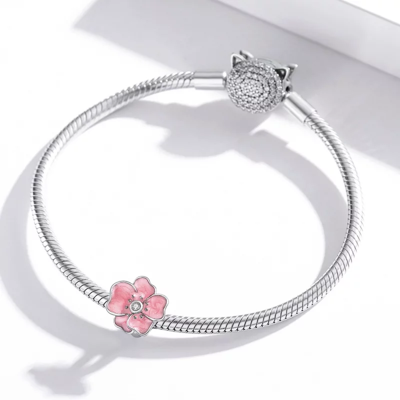 (image pour) Charm Style PANDORA Fleur rose - SCC1729 - Afficher 3