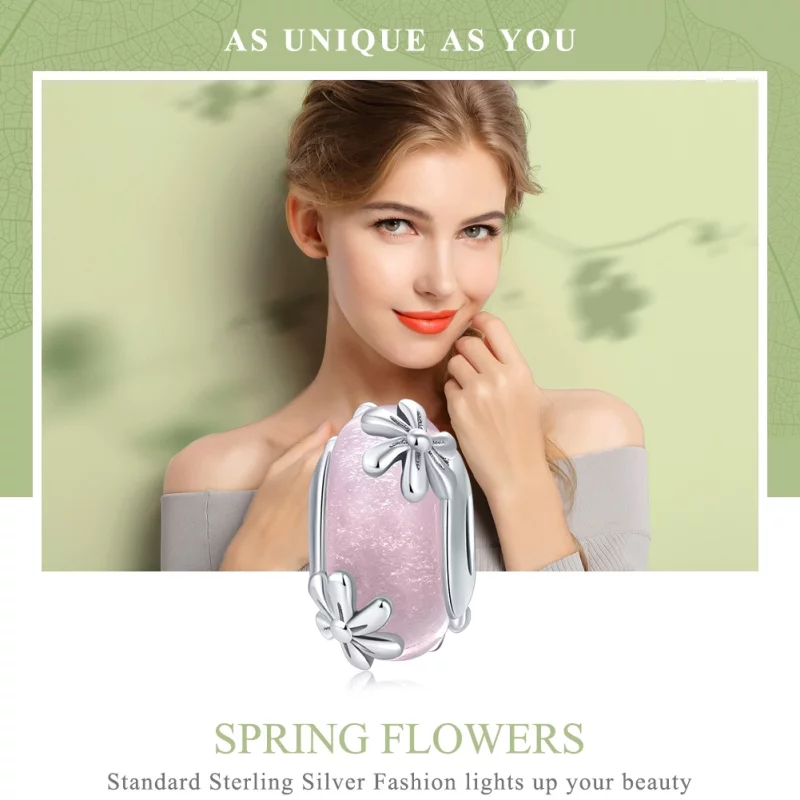 (image pour) Charm Style PANDORA Fleurs de printemps - SCC860 - Afficher 6