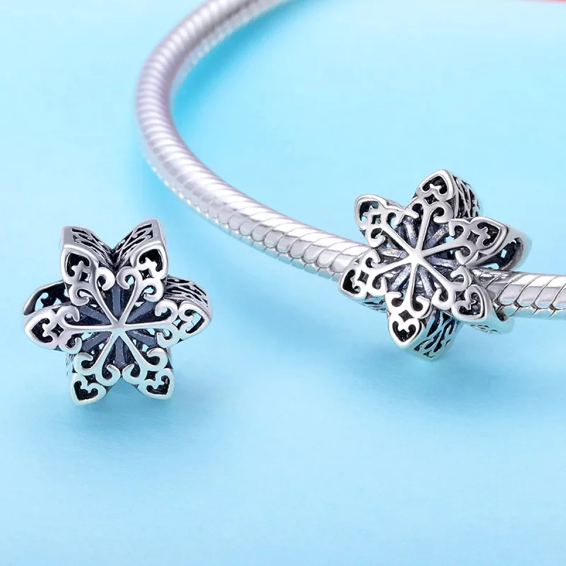 (image pour) Charm Style PANDORA Flocon de neige étincelant - SCC719 - Afficher 2