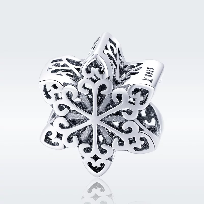 (image pour) Charm Style PANDORA Flocon de neige étincelant - SCC719 - Afficher 3