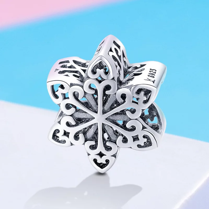 (image pour) Charm Style PANDORA Flocon de neige étincelant - SCC719 - Afficher 4