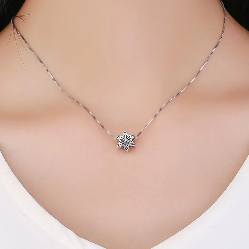 (image pour) Charm Style PANDORA Flocon de neige étincelant - SCC719 - Afficher 5