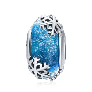 (image pour) Charm Style PANDORA Flocons de neige gelés d'hiver - SCC862
