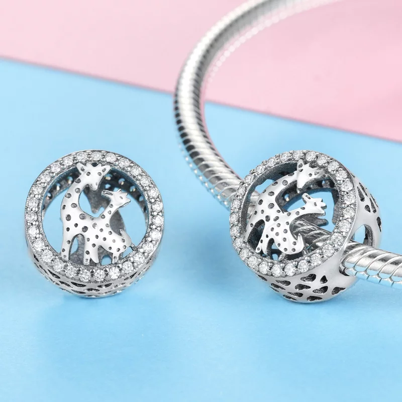 (image pour) Charm Style PANDORA Girafe - SCC997 - Afficher 3