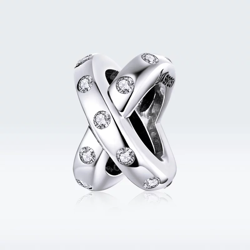 (image pour) Charm Style PANDORA Géométrie simple - SCC1515 - Afficher 5