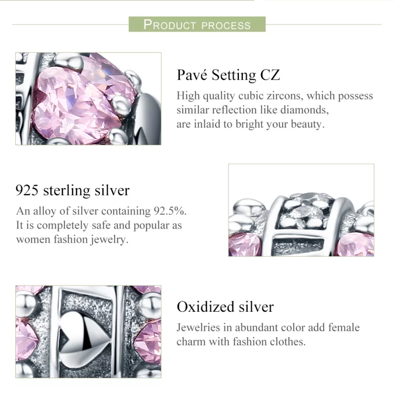 (image pour) Charm Style PANDORA Grand amour - SCC580 - Afficher 8