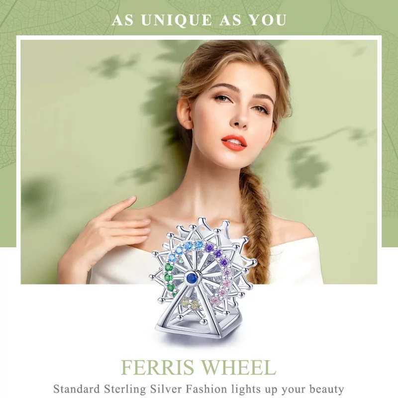 (image pour) Charm Style PANDORA Grande roue - SCC1028 - Afficher 2