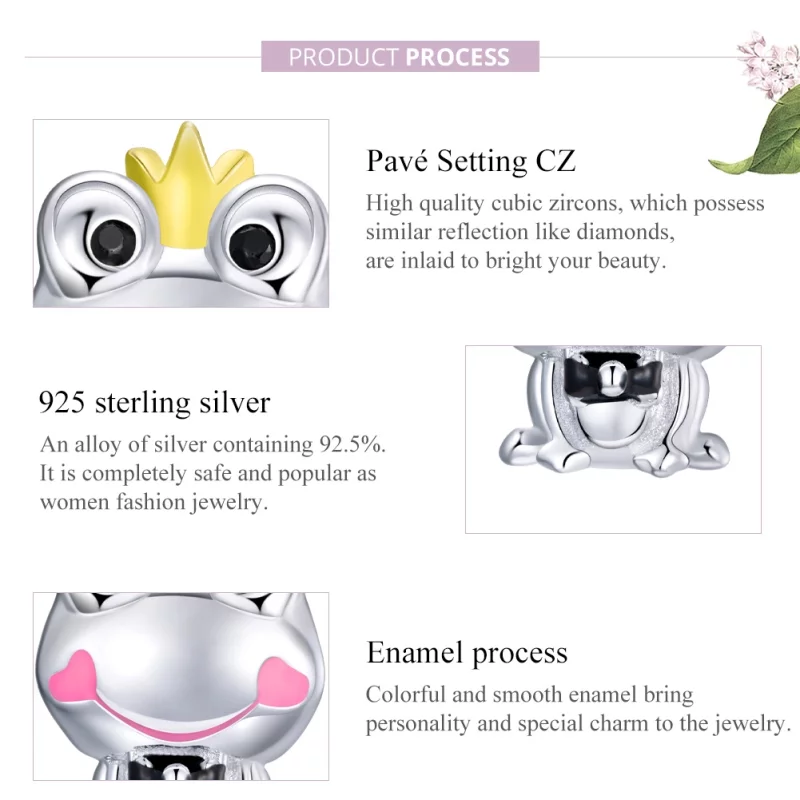 (image pour) Charm Style PANDORA Grenouille douce - SCC1769 - Afficher 8