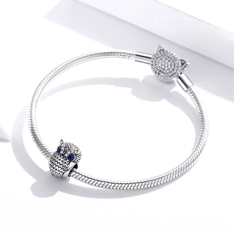 (image pour) Charm Style PANDORA Hibou brillant - SCC1607 - Afficher 3