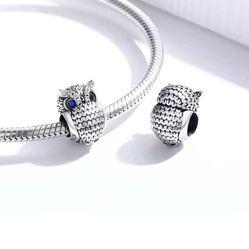 (image pour) Charm Style PANDORA Hibou brillant - SCC1607 - Afficher 4