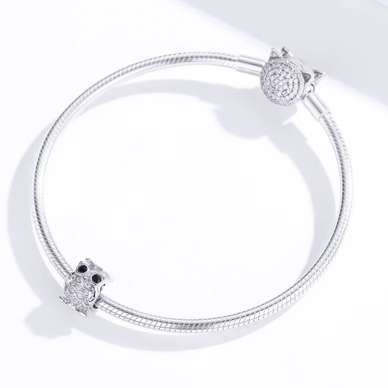 (image pour) Charm Style PANDORA Hibou - BSC124 - Afficher 2
