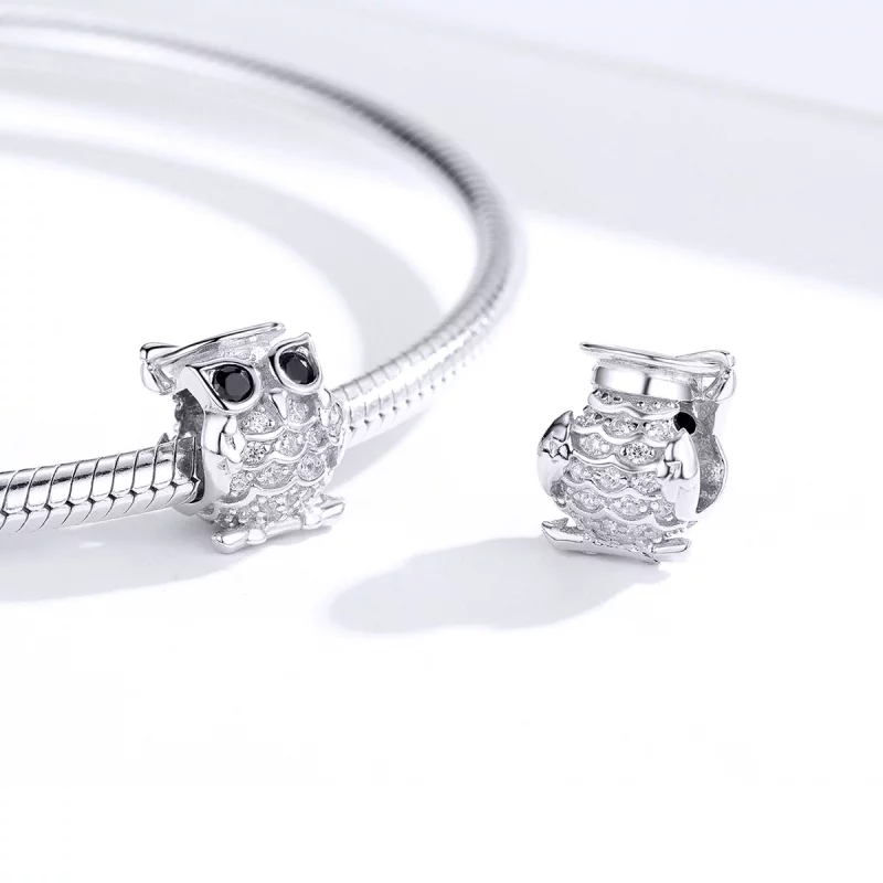 (image pour) Charm Style PANDORA Hibou - BSC124 - Afficher 4