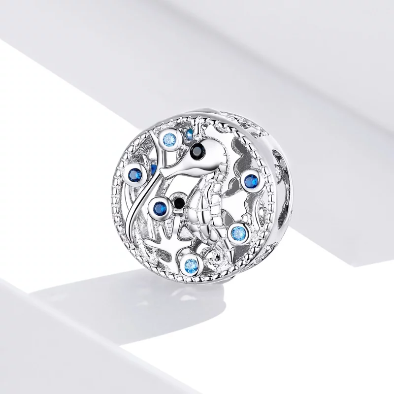(image pour) Charm Style PANDORA Hippocampe tranquille - BSC266 - Afficher 2