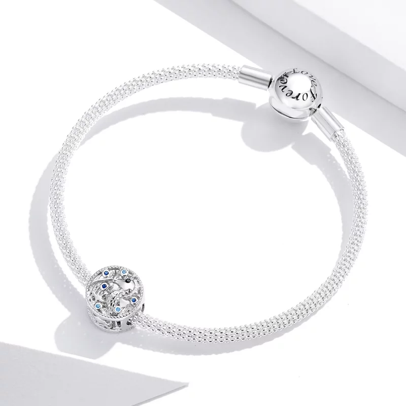 (image pour) Charm Style PANDORA Hippocampe tranquille - BSC266 - Afficher 3