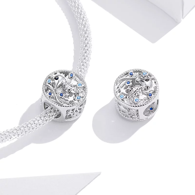 (image pour) Charm Style PANDORA Hippocampe tranquille - BSC266 - Afficher 4