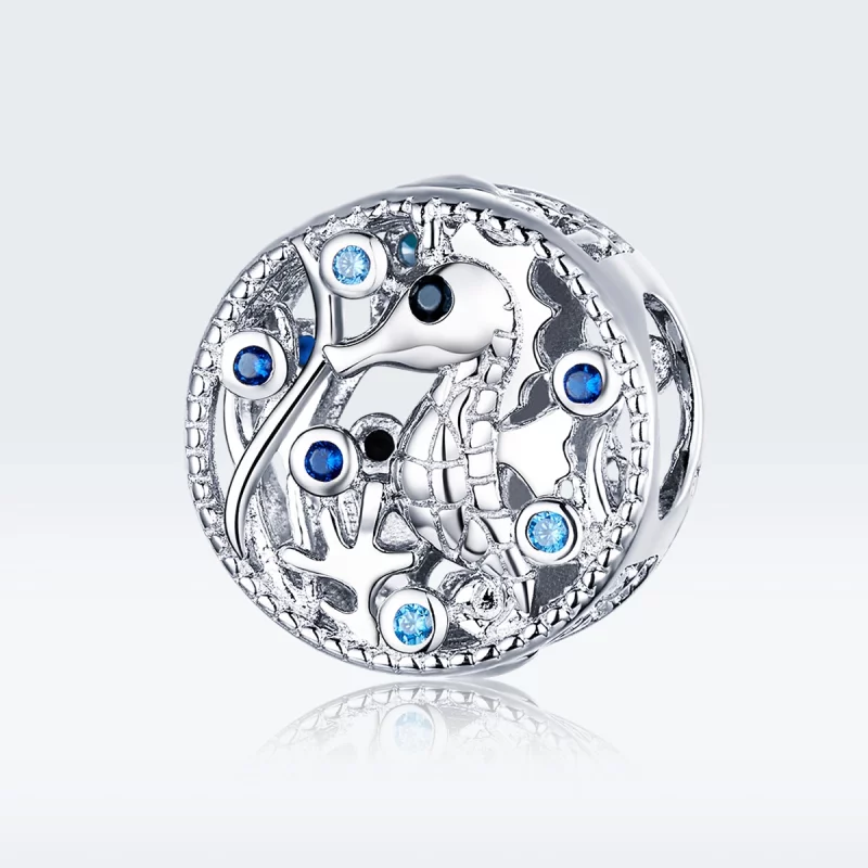 (image pour) Charm Style PANDORA Hippocampe tranquille - BSC266 - Afficher 5