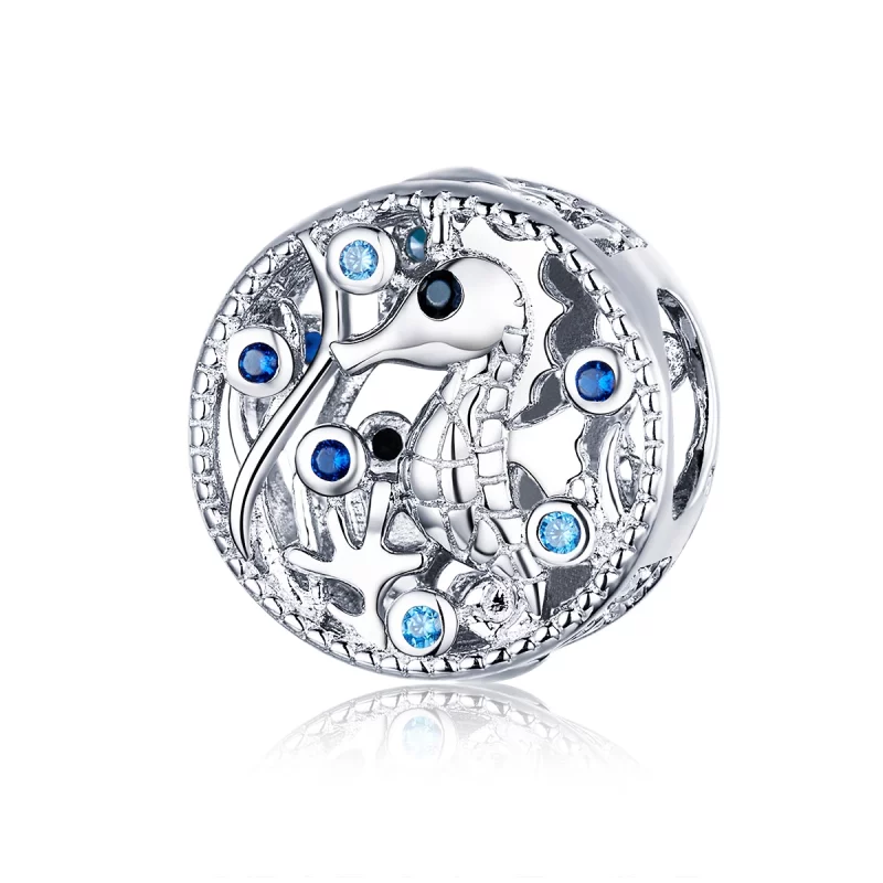 (image pour) Charm Style PANDORA Hippocampe tranquille - BSC266