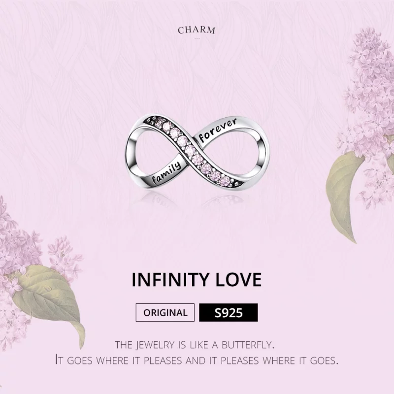 (image pour) Charm Style PANDORA Infini - SCC1146-PK - Afficher 4