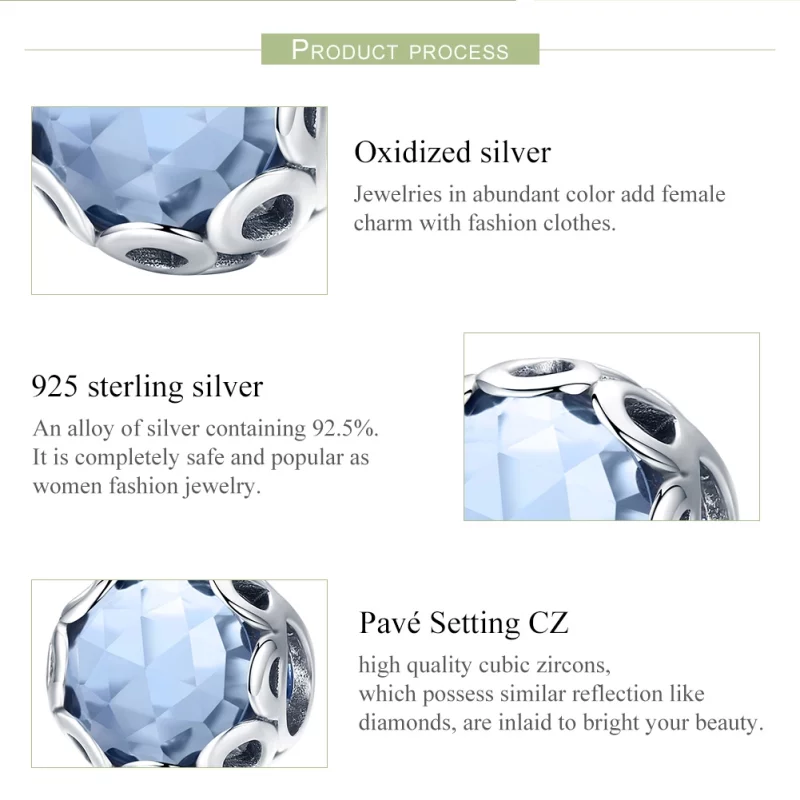 (image pour) Charm Style PANDORA Infini - SCC755 - Afficher 7