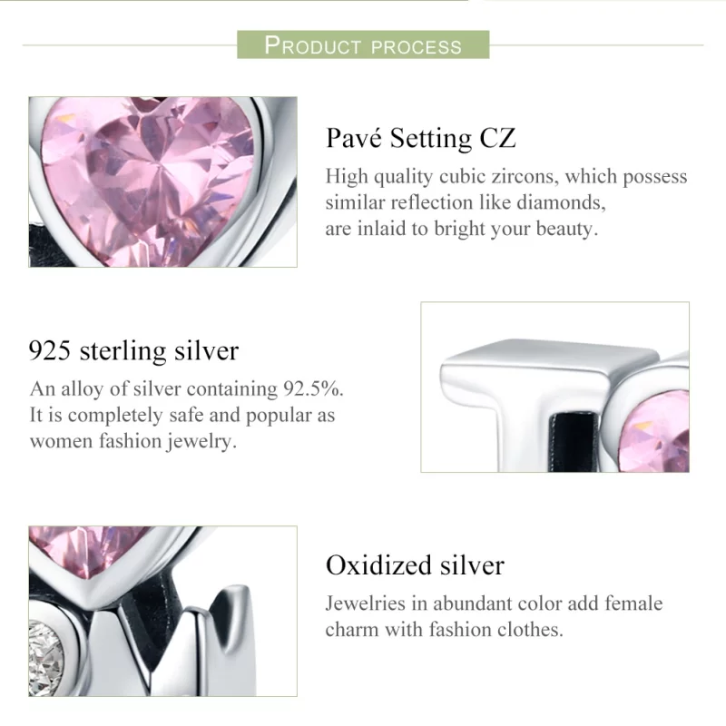 (image pour) Charm Style PANDORA J'aime maman - SCC579 - Afficher 8
