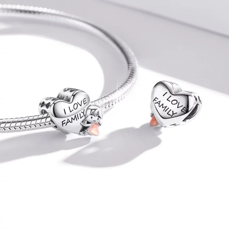 (image pour) Charm style Pandora J'aime Mon Foyer - BSC478 - Afficher 4