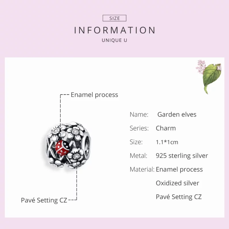 (image pour) Charm Style PANDORA jardin Elfes - SCC1641 - Afficher 7