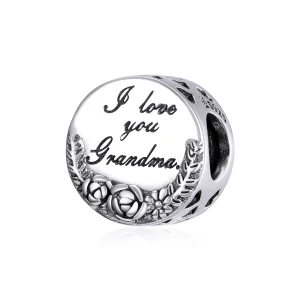 (image pour) Charm Style PANDORA Je t'aime grand-mère - SCC1762