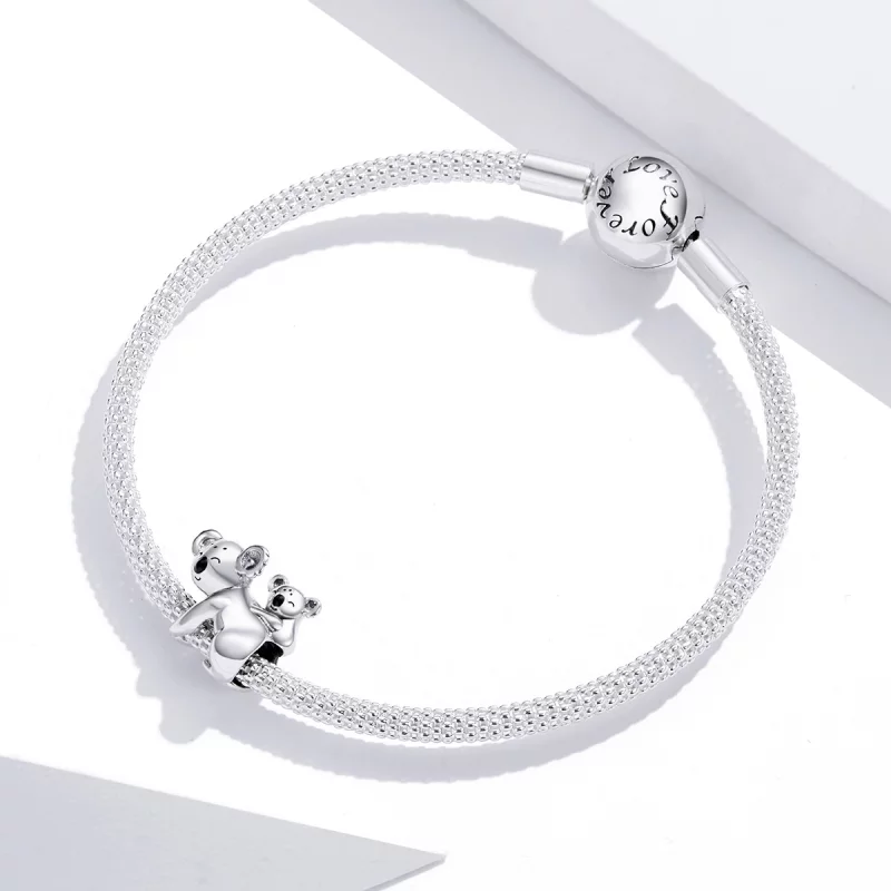 (image pour) Charm Style PANDORA Koala avec enfant - BSC260 - Afficher 3