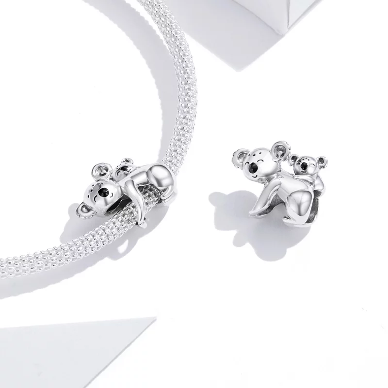 (image pour) Charm Style PANDORA Koala avec enfant - BSC260 - Afficher 4