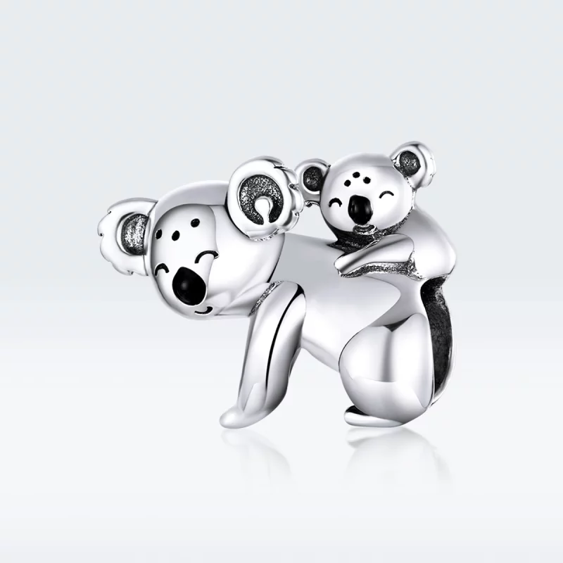 (image pour) Charm Style PANDORA Koala avec enfant - BSC260 - Afficher 5