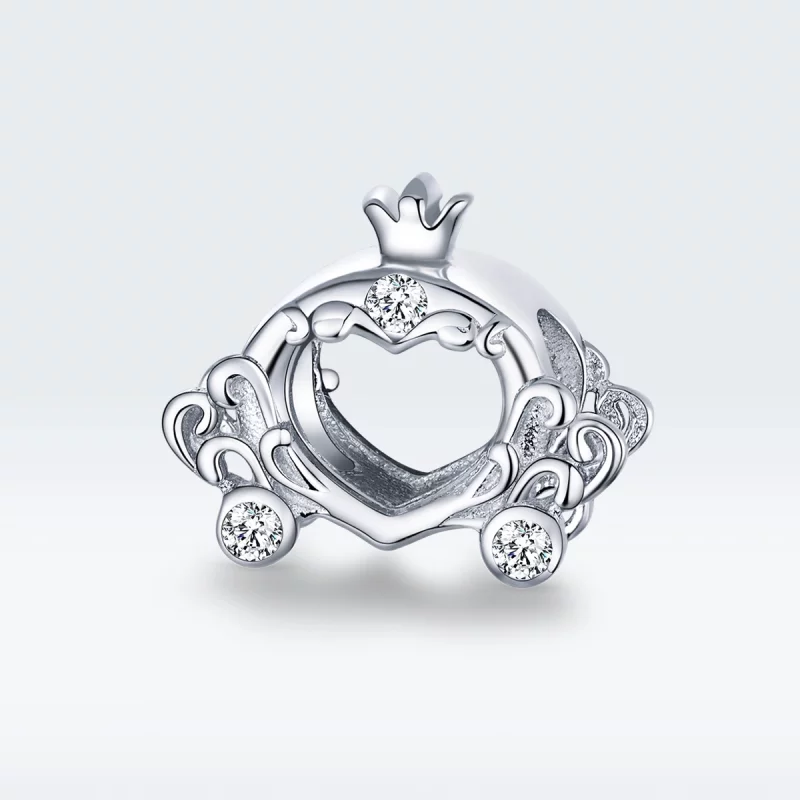 (image pour) Charm Style PANDORA La voiture citrouille de Cendrillon - BSC270 - Afficher 5