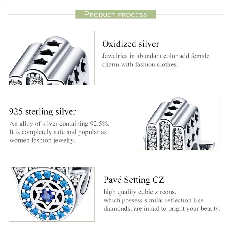 (image pour) Charm Style PANDORA Le gardien de Fatima - SCC721 - Afficher 7