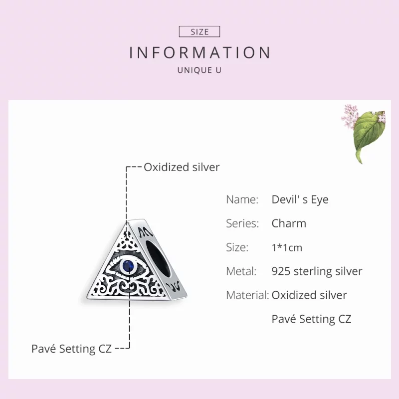 (image pour) Charm Style PANDORA les yeux du diable - SCC1567 - Afficher 7