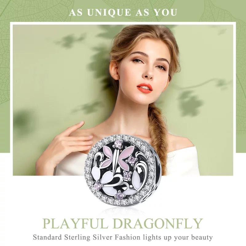 (image pour) Charm Style PANDORA Libellule - SCC757 - Afficher 6
