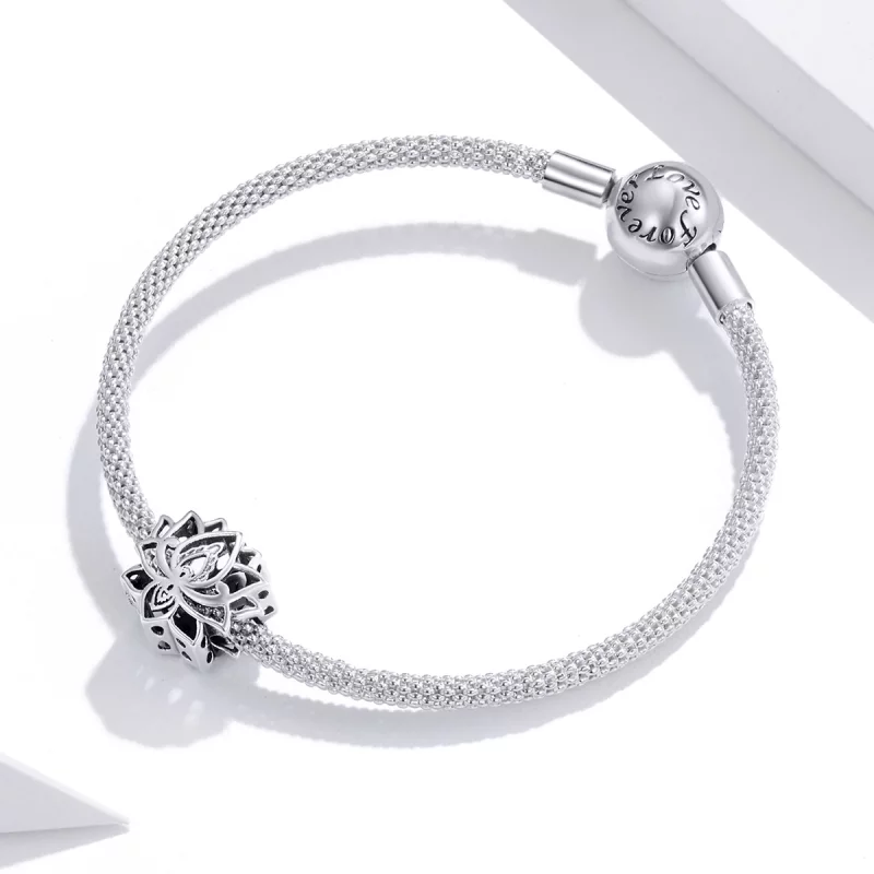 (image pour) Charm Style PANDORA Lotus en fleurs - SCC1724 - Afficher 3