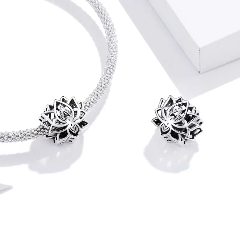 (image pour) Charm Style PANDORA Lotus en fleurs - SCC1724 - Afficher 4