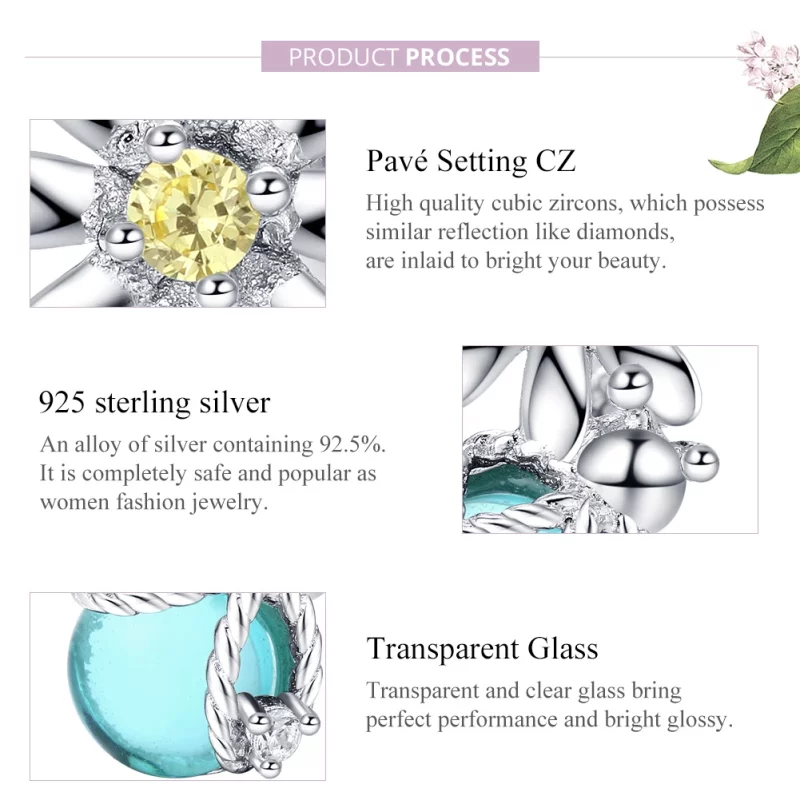 (image pour) Charm Style PANDORA Lucioles et marguerite - SCC1369 - Afficher 7