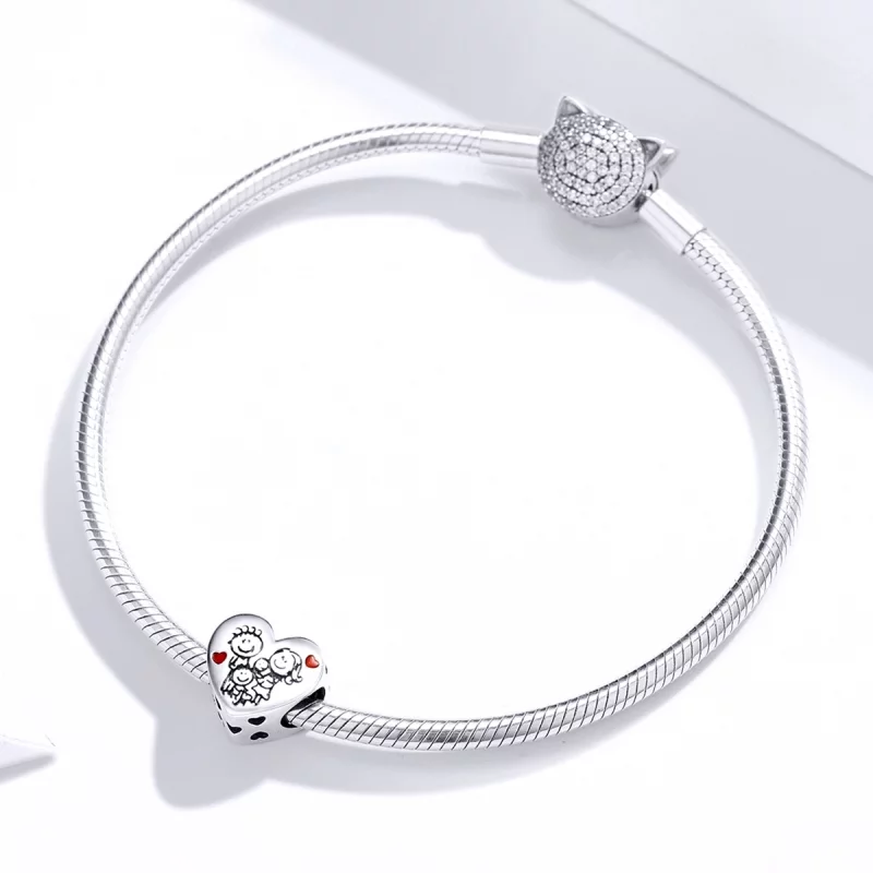 (image pour) Charm Style PANDORA Ma famille - BSC237 - Afficher 3